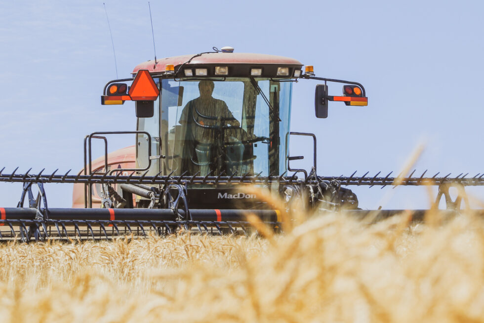 Agricultural photography:: Photo of MacDon tractor